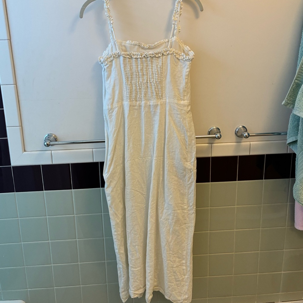 & Other Stories Ivory Linen Dress - New - Picture 3 of 8